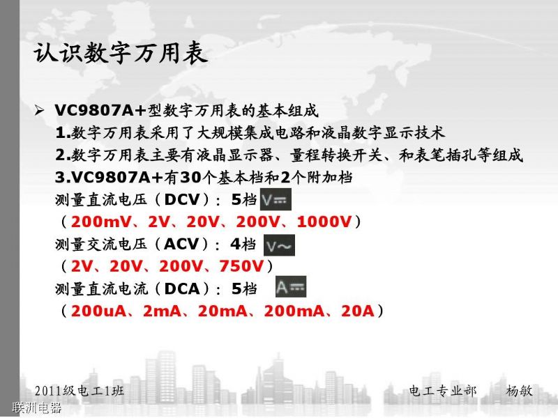 萬用表上的符號圖解及不同萬用表檔位圖解1